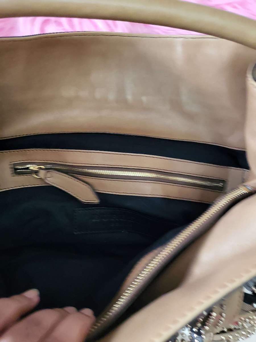 Burberry London Studded Checkered Bag thumbnail 6