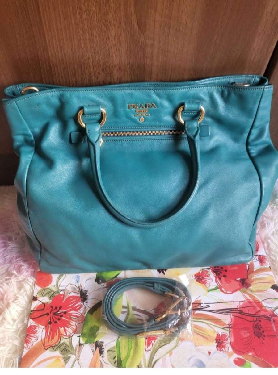 Prada Leather Tote Bag