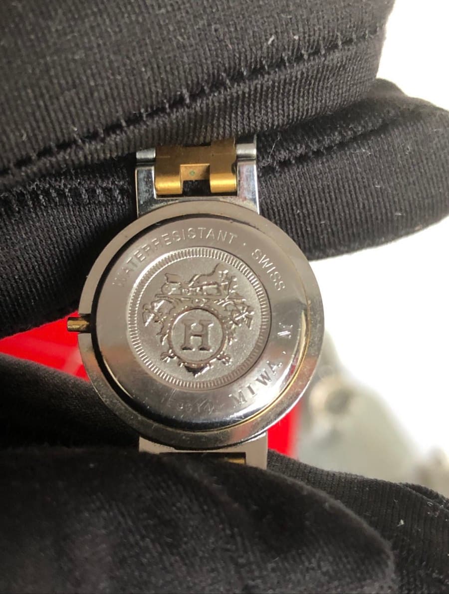 Hermes Clipper Two-Tone Watch thumbnail 8