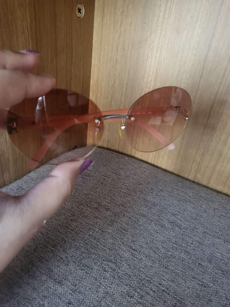 Celini Rimless Oval Sunglasses thumbnail 5
