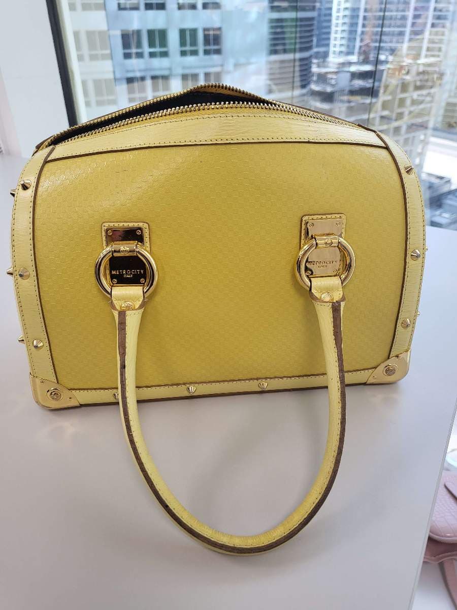Metrocity Yellow Top-Handle Bag thumbnail 3