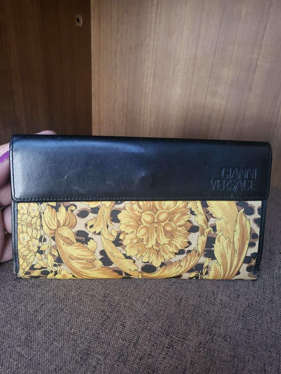 Gianni Versace Printed Wallet