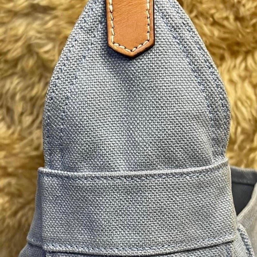 Hermes Marwari Canvas & Leather Shoulder Bag thumbnail 4