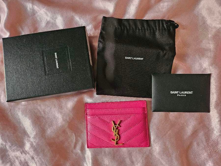 Saint Laurent Monogram Card Holder (Full Set)