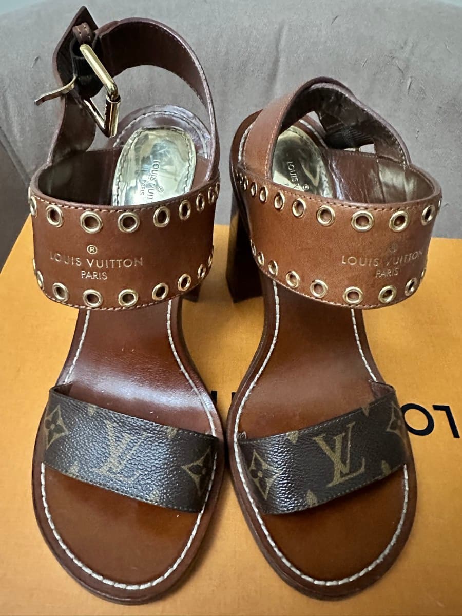 Louis Vuitton Monogram Sandals Size 40
