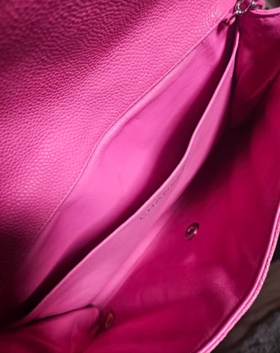 Chanel Quilted Pink Flap Bag thumbnail 8
