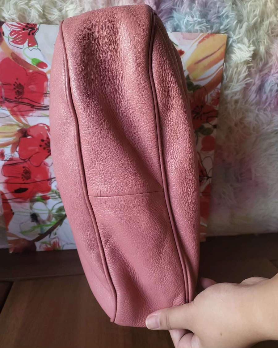 Bottega Veneta Pink Woven Leather Hobo Bag thumbnail 6