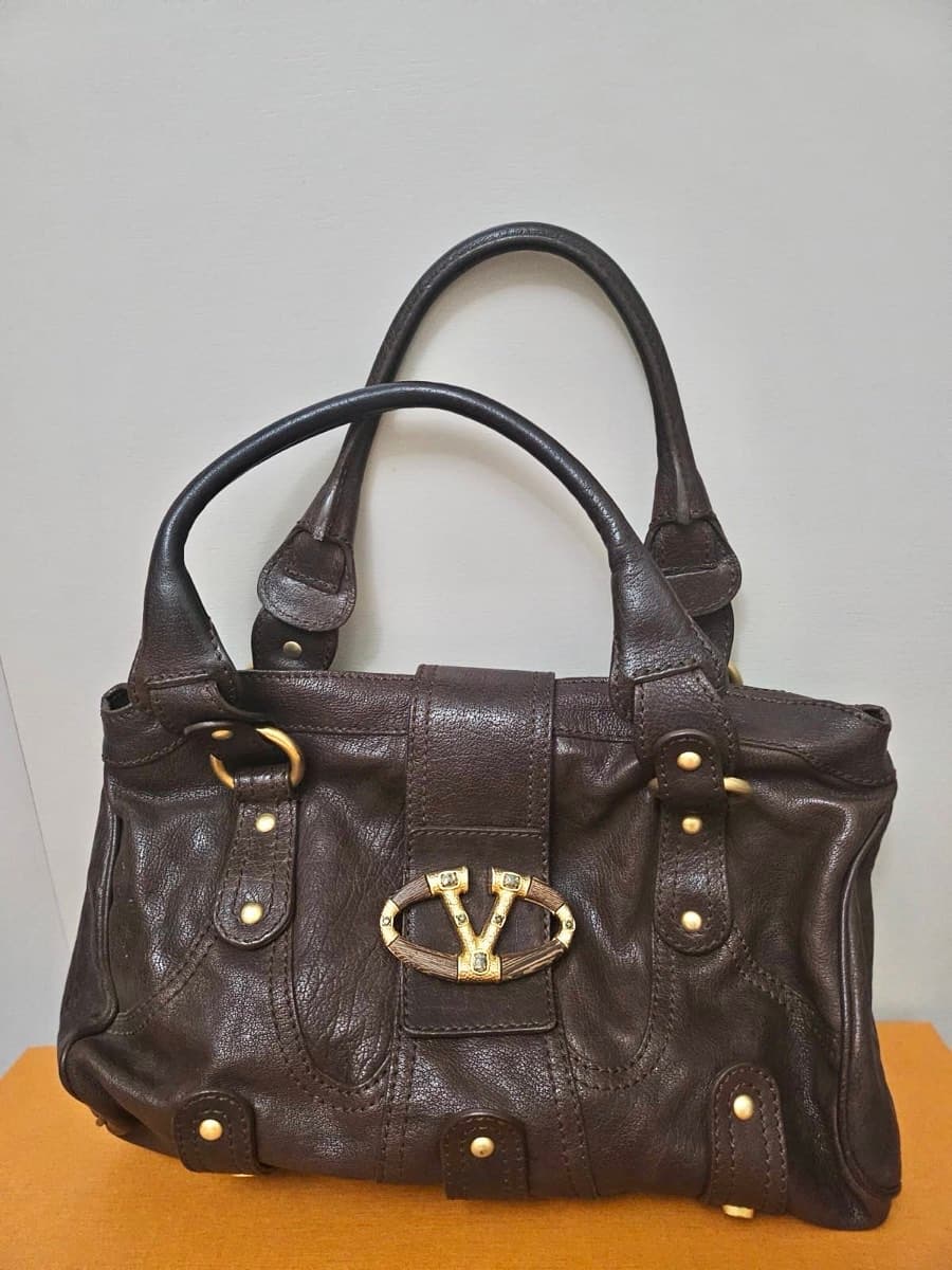Valentino Leather Shoulder Bag thumbnail 9