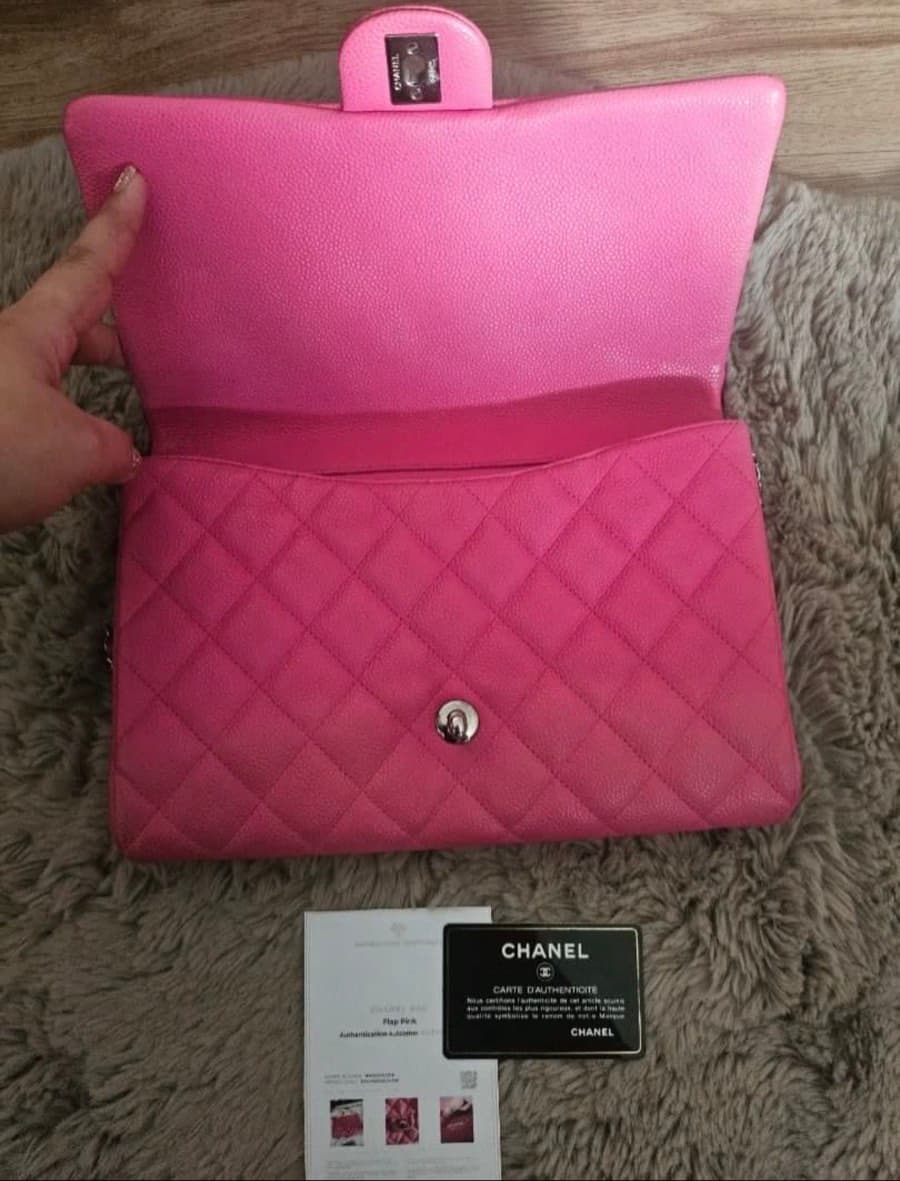 Chanel Quilted Pink Flap Bag thumbnail 3
