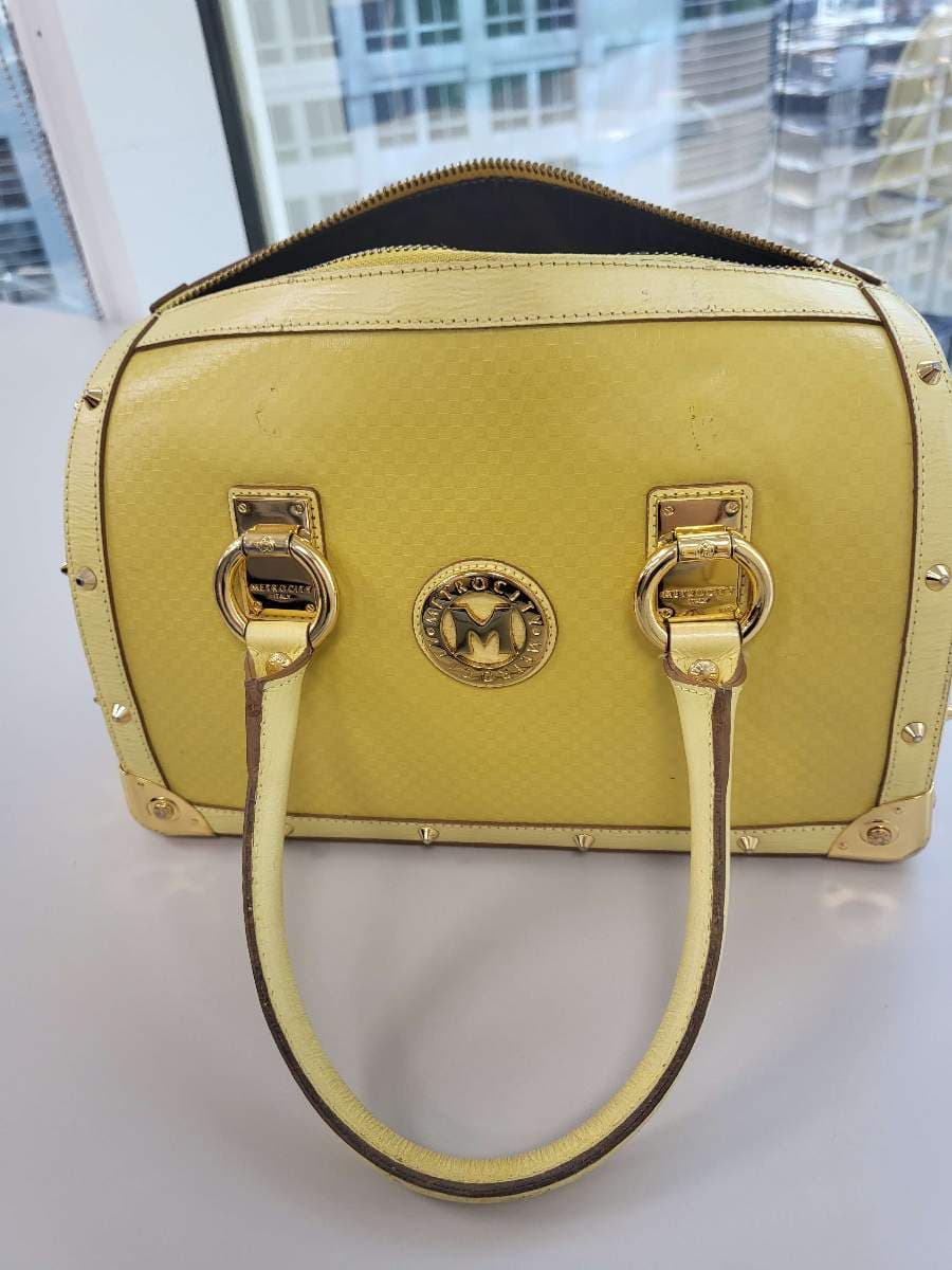 Metrocity Yellow Top-Handle Bag