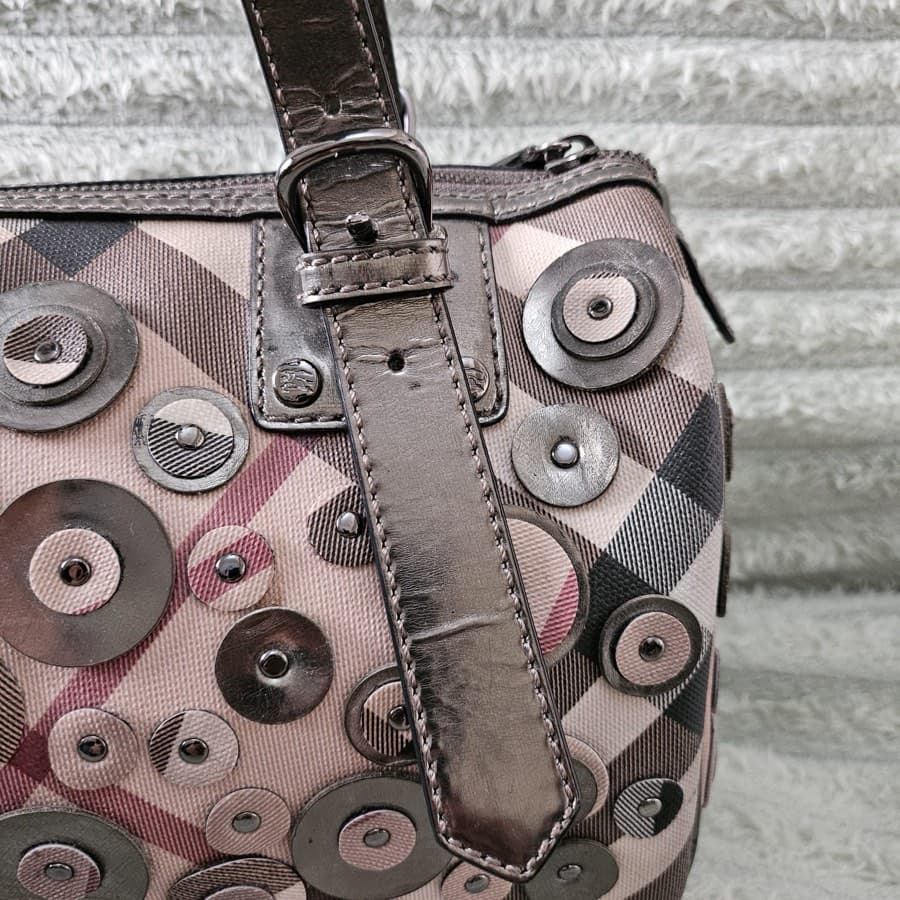 Burberry Check Satchel thumbnail 4