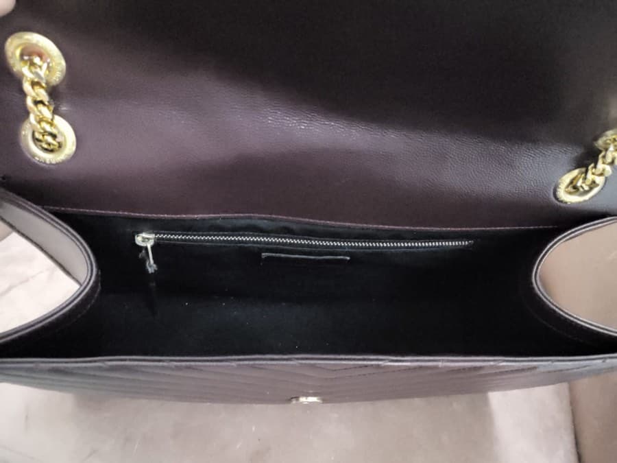 Saint Laurent Grained Leather Envelope Shoulder Bag thumbnail 7