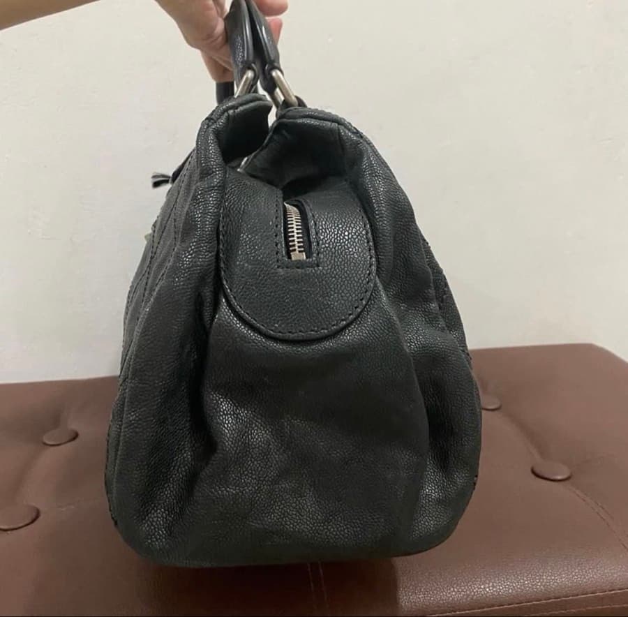 Chanel Black Caviar Leather Doctors Handbag thumbnail 3