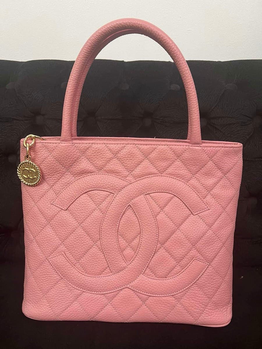Chanel Medallion Pink Tote Bag