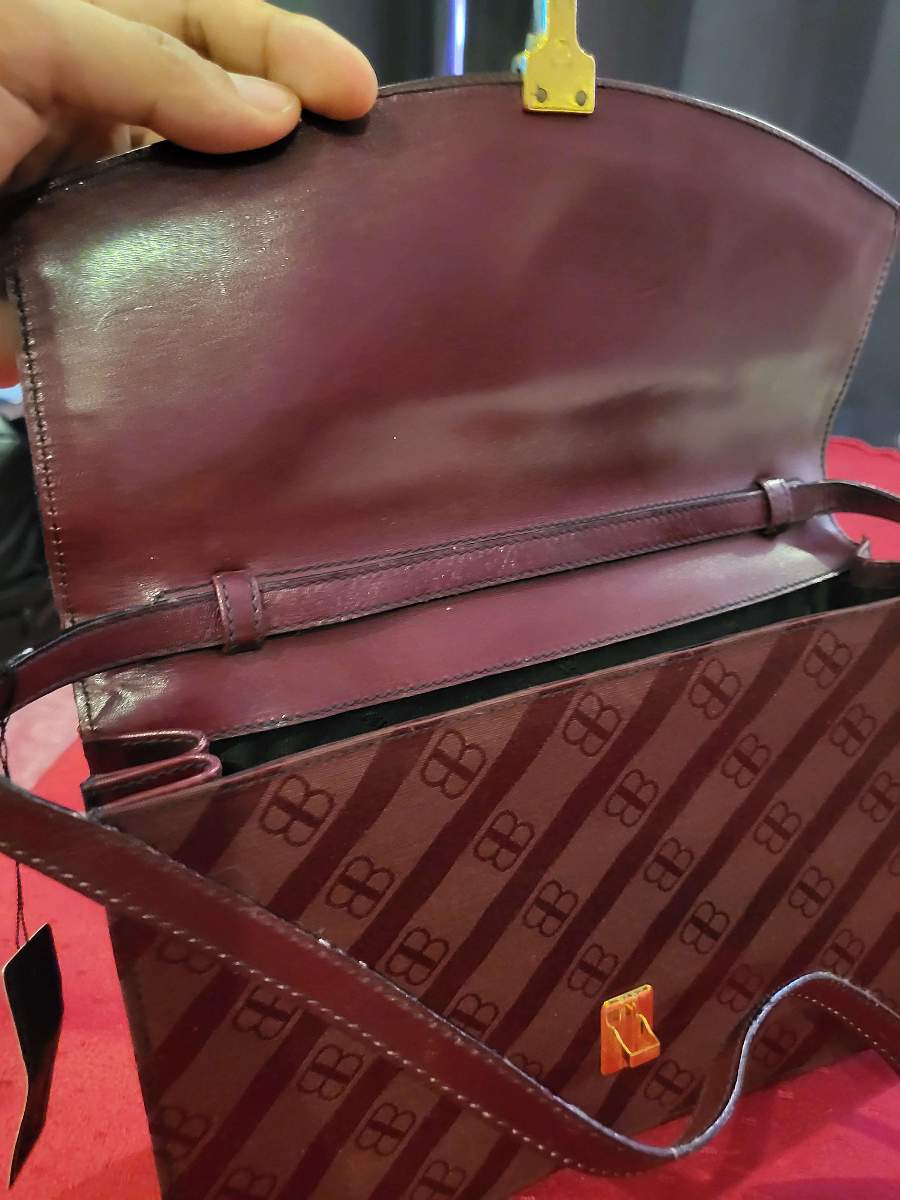Balenciaga Monogram Canvas Shoulder Bag thumbnail 5
