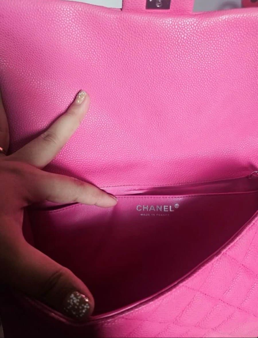 Chanel Quilted Pink Flap Bag thumbnail 7