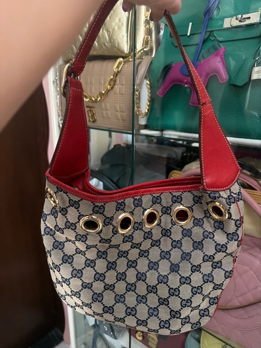 Gucci GG Canvas Shoulder Bag thumbnail 9