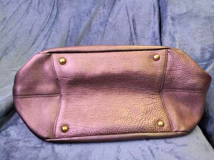 Prada Metallic Leather Hobo Bag thumbnail 8