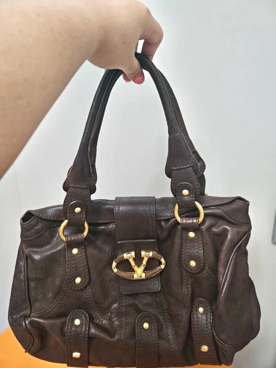 Valentino Leather Shoulder Bag