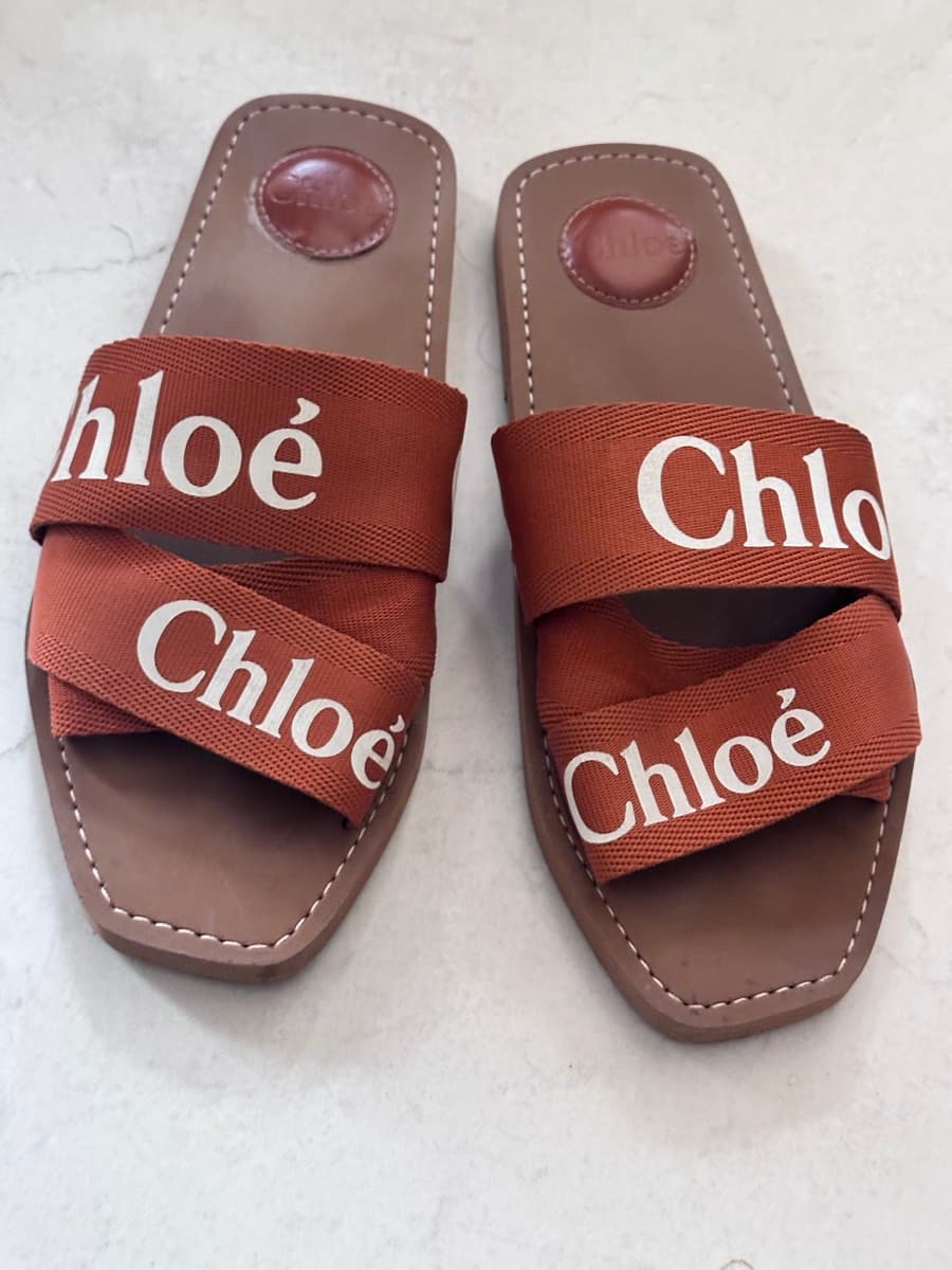 Chloé Woody Flat Sandals Size 40 thumbnail 2