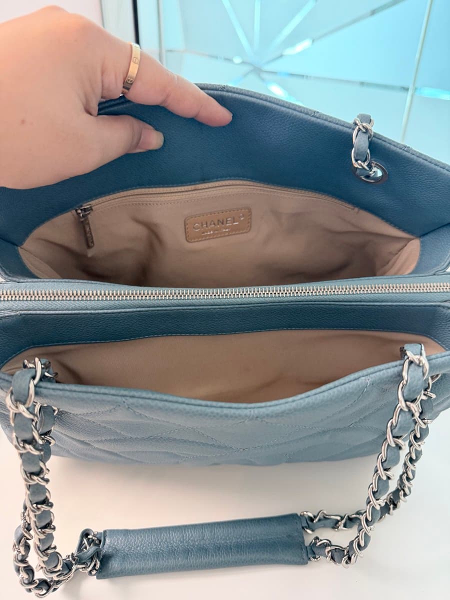 Chanel Quilted Leather Timeless Tote thumbnail 6