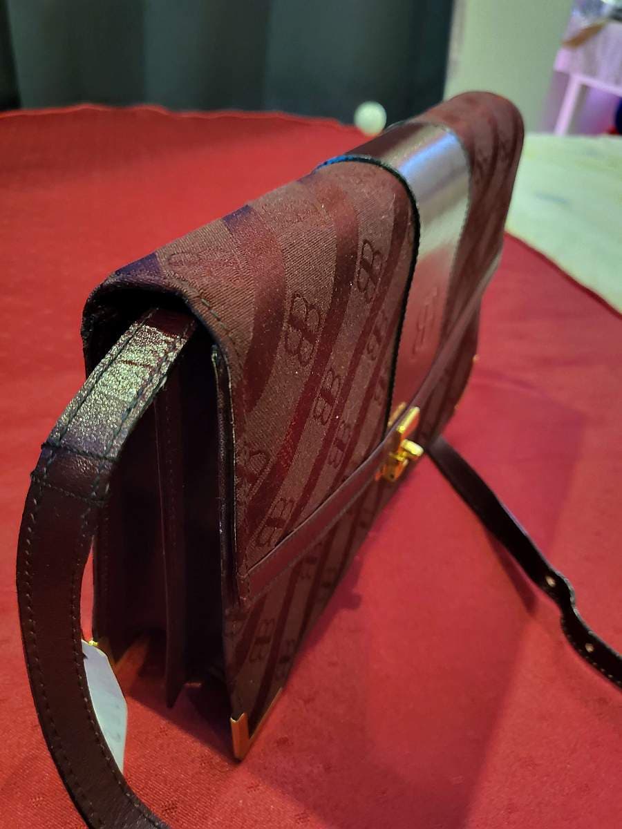 Balenciaga Monogram Canvas Shoulder Bag thumbnail 8