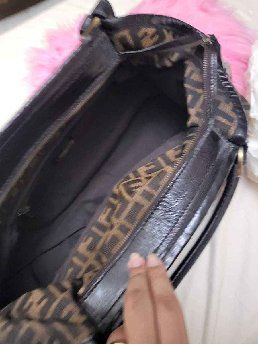 Fendi Zucca Patent Leather Bag thumbnail 7