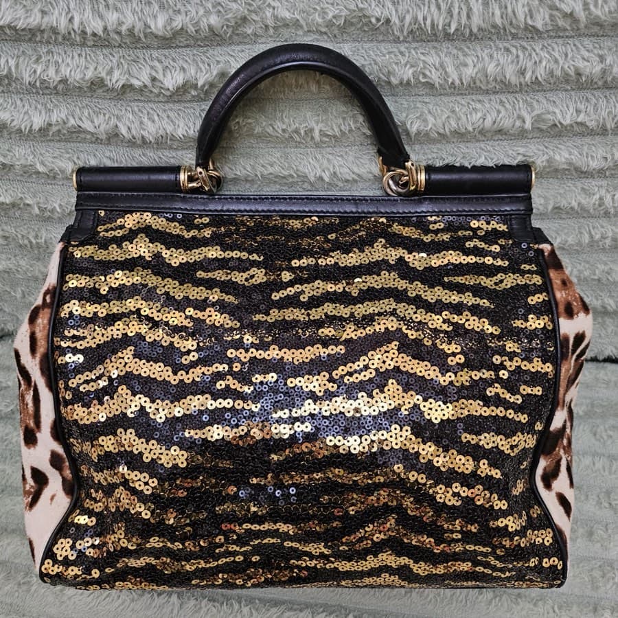 Dolce and Gabbana Sequin Miss Sicily Handbag thumbnail 2