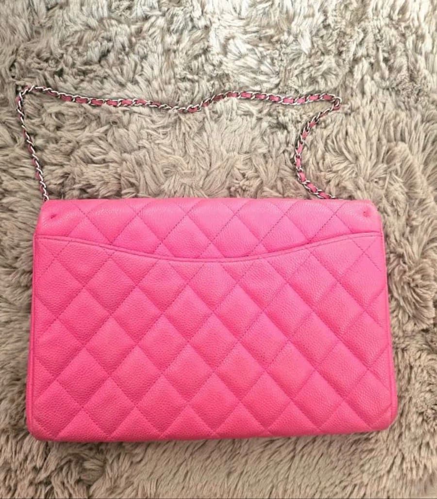 Chanel Quilted Pink Flap Bag thumbnail 2