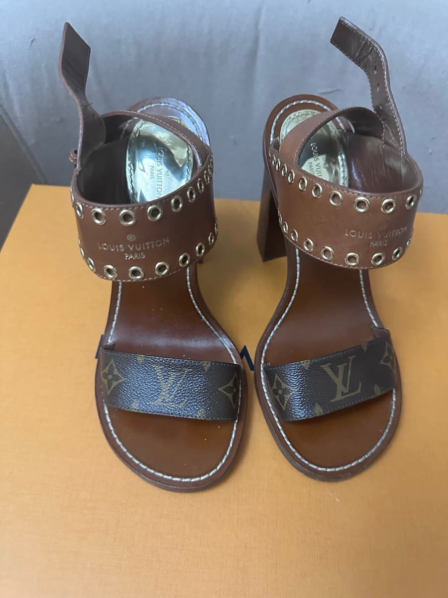 Louis Vuitton Monogram Sandals Size 40 thumbnail 2