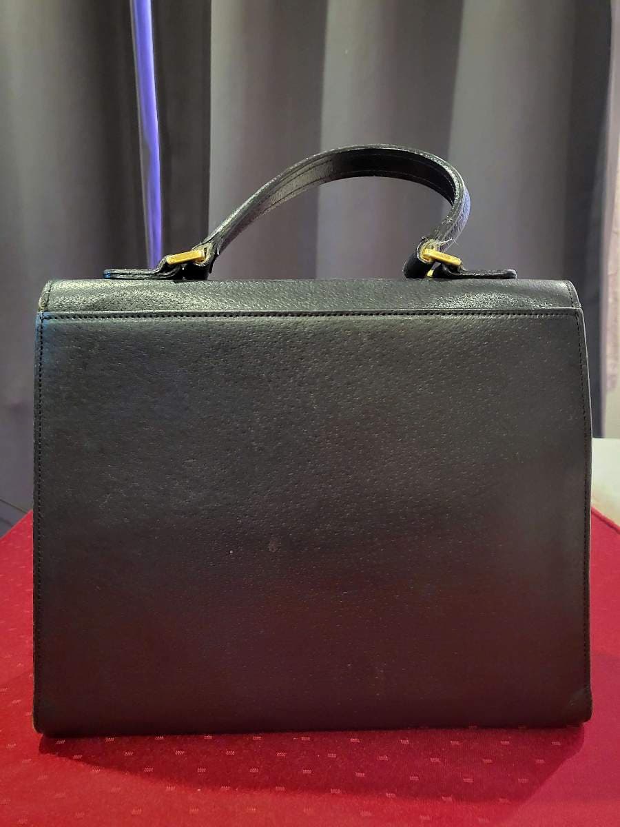 Valentino Garavani Black Leather Top Handle Bag thumbnail 2