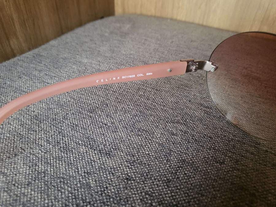 Celini Rimless Oval Sunglasses thumbnail 9
