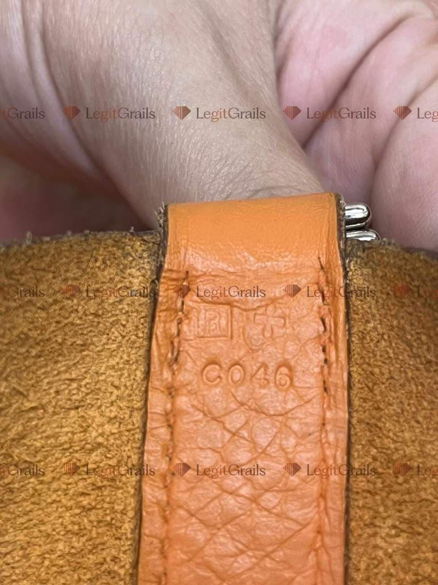 Hermes Picotin 26 Orange Leather Tote thumbnail 9