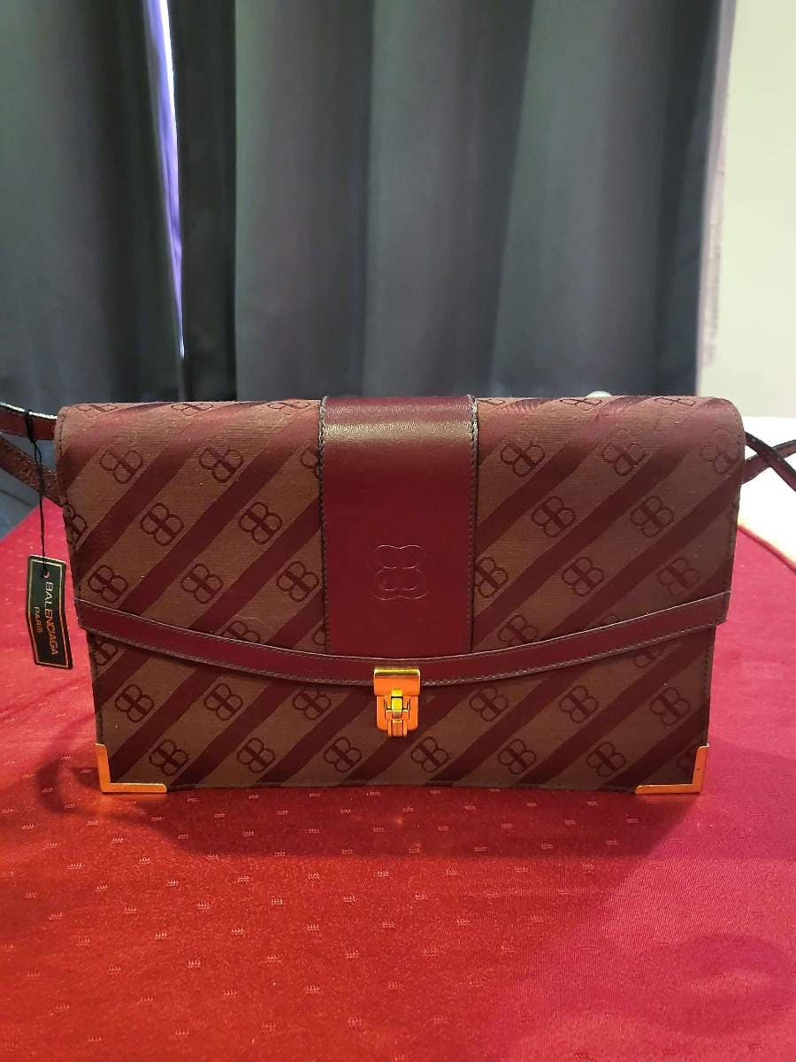 Balenciaga Monogram Canvas Shoulder Bag thumbnail 3