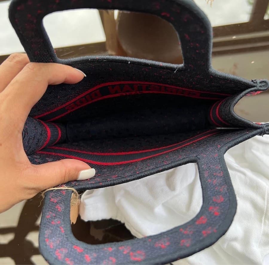 Christian Dior Paris Heart Mini Book Tote thumbnail 7