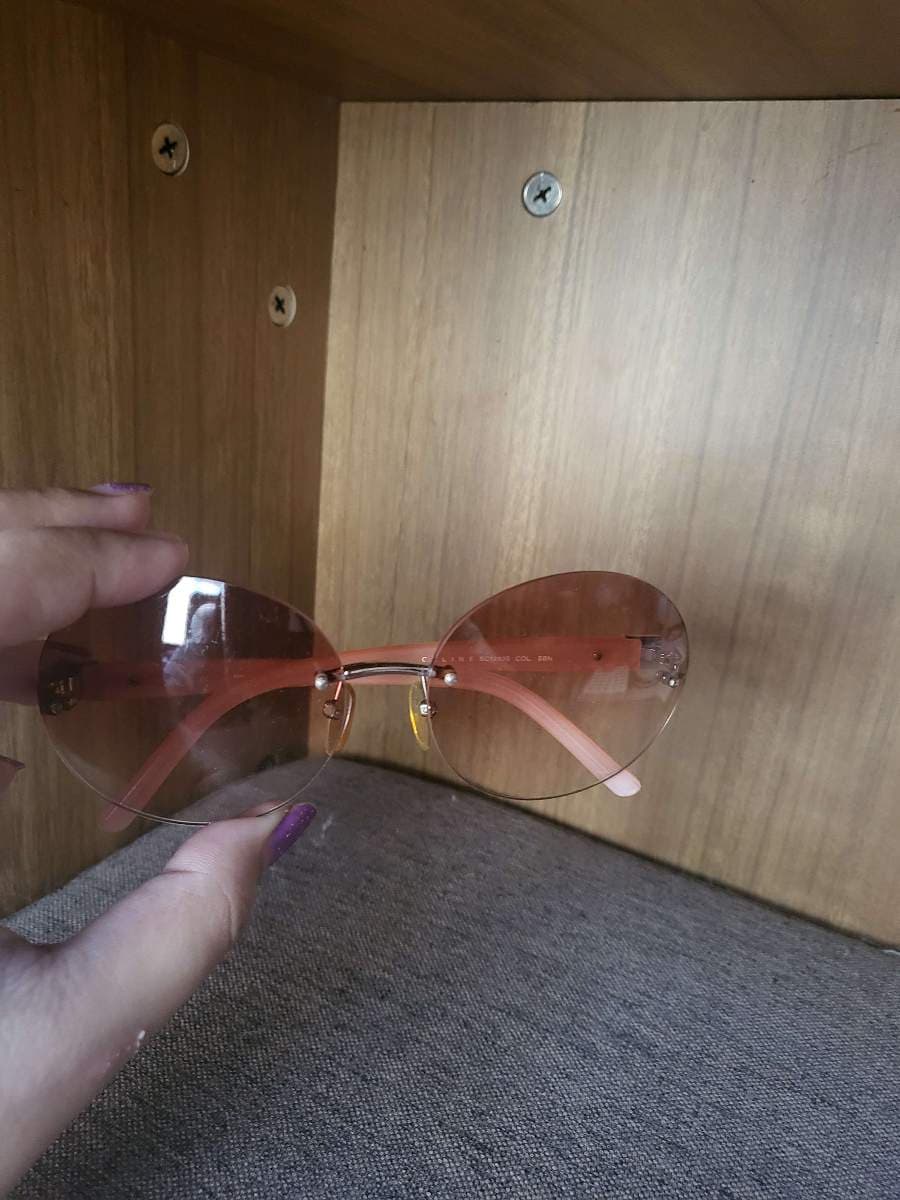 Celini Rimless Oval Sunglasses thumbnail 4
