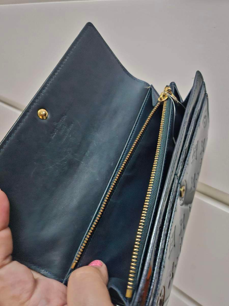 Louis Vuitton Green Patent Wallet thumbnail 6