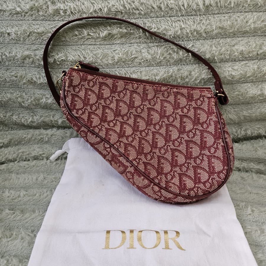 Dior Monogram Saddle Bag