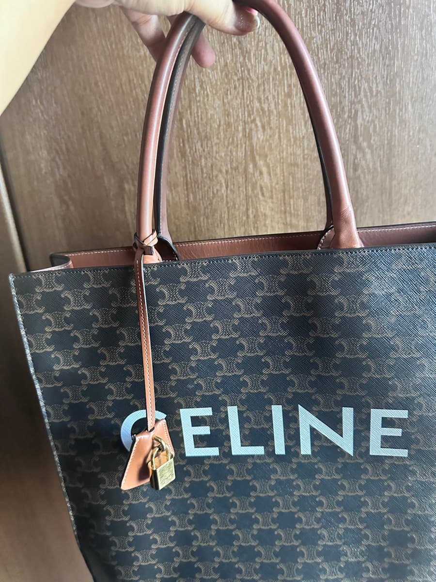 Celine Triomphe Cabas Tote thumbnail 5