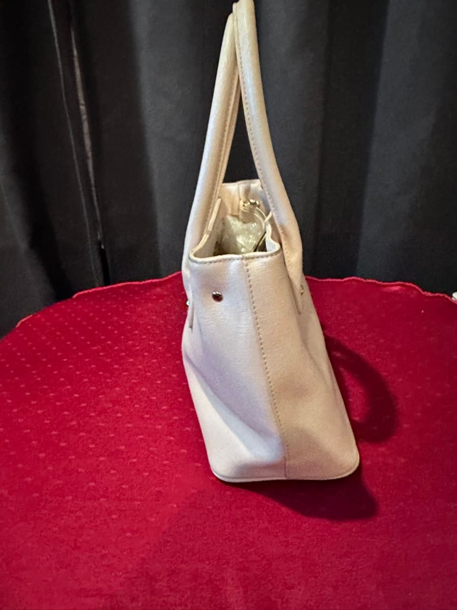 Furla Beige Leather Tote Bag thumbnail 4