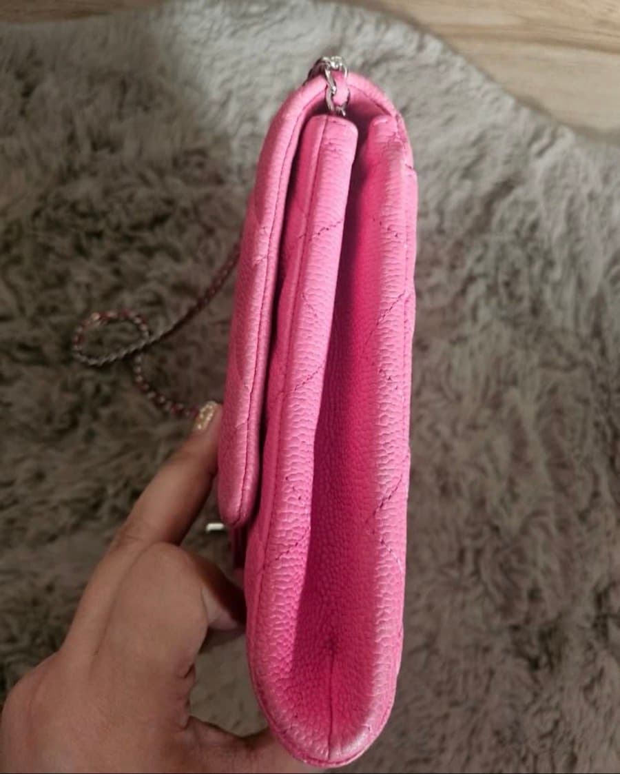 Chanel Quilted Pink Flap Bag thumbnail 5