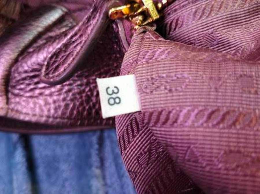 Prada Metallic Leather Hobo Bag thumbnail 9