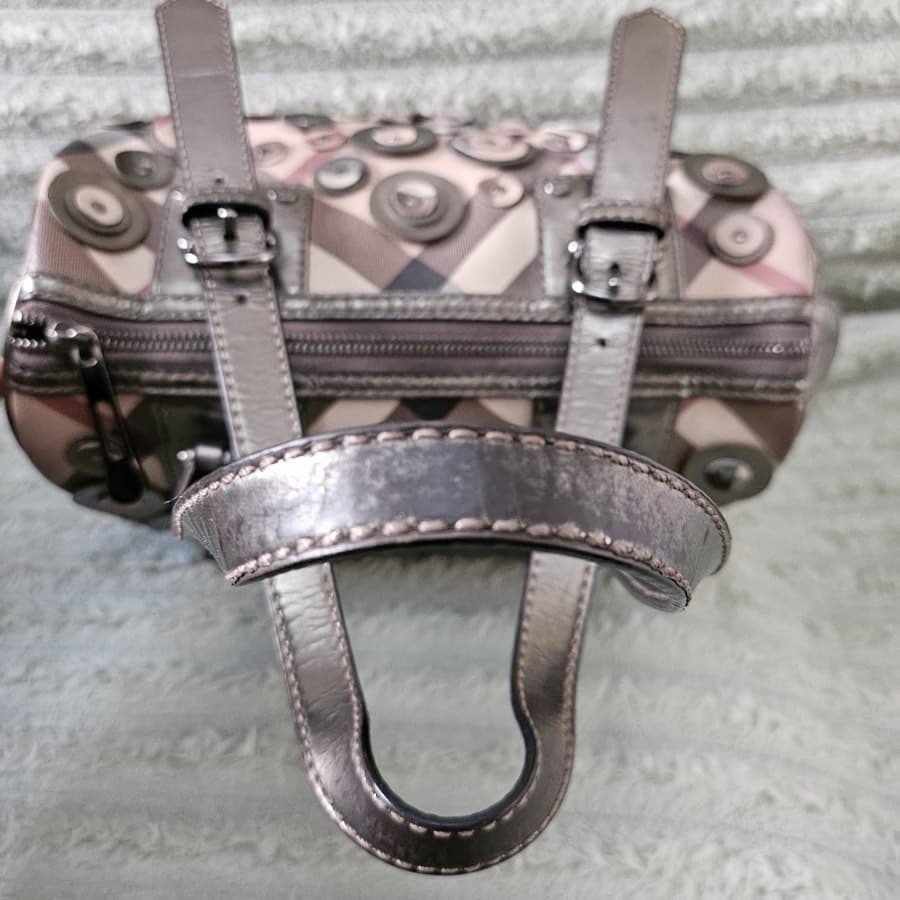 Burberry Check Satchel thumbnail 9