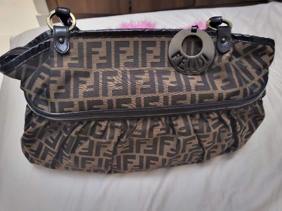 Fendi Zucca Patent Leather Bag thumbnail 2