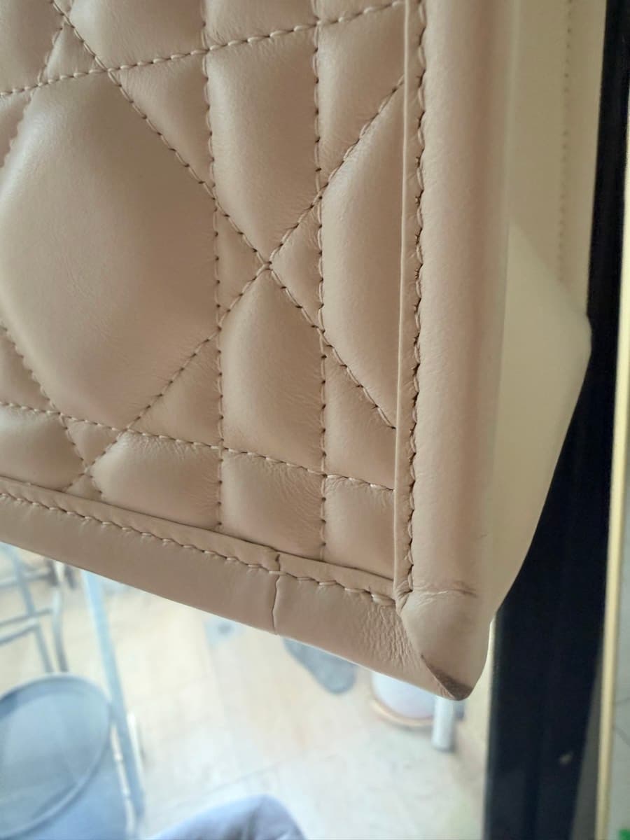 Dior Quilted MacroCannage Leather Small Book Tote thumbnail 10