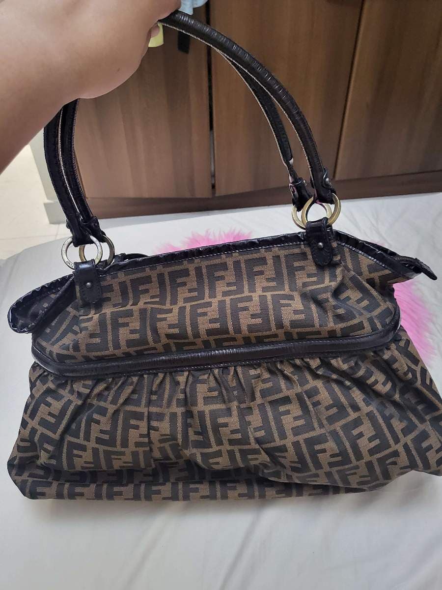 Fendi Zucca Patent Leather Bag thumbnail 4