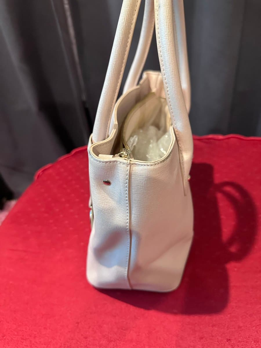 Furla Beige Leather Tote Bag thumbnail 3