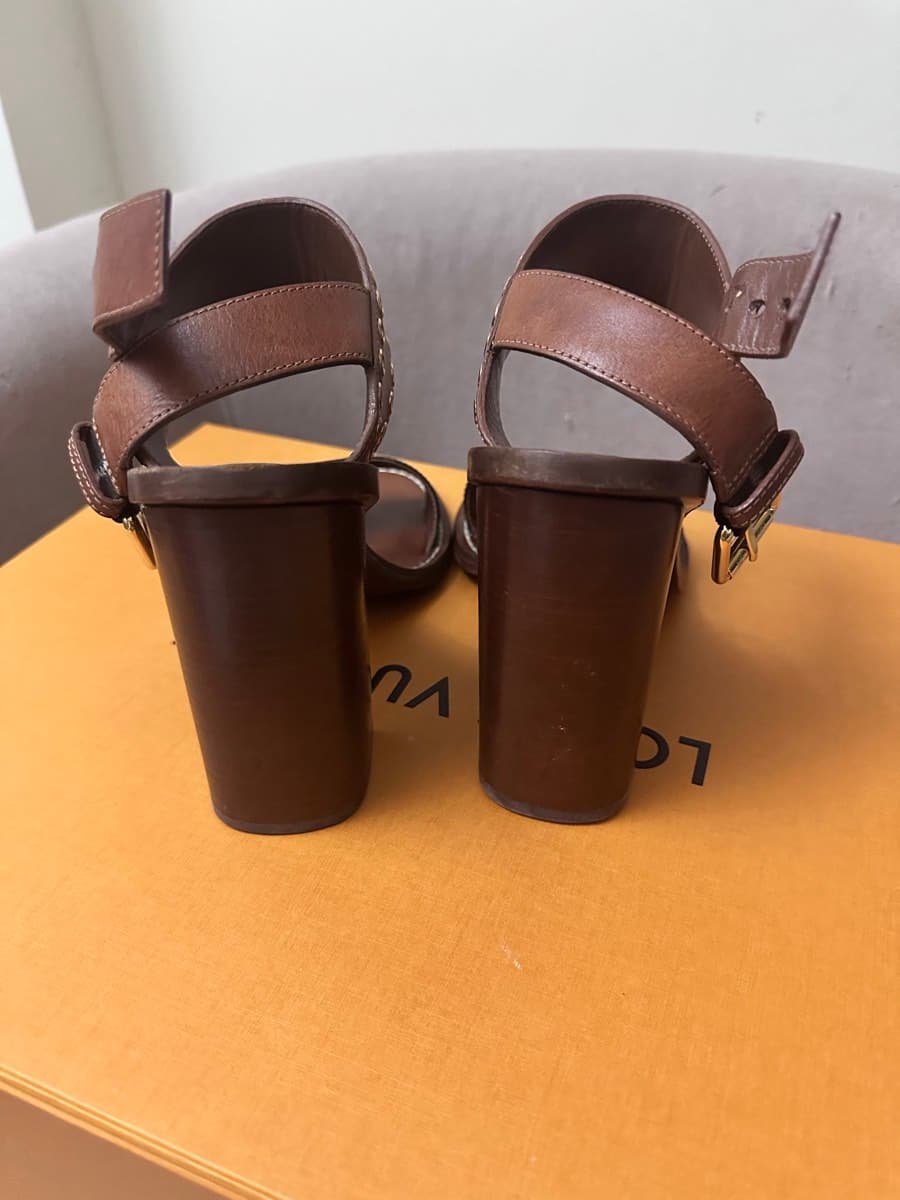 Louis Vuitton Monogram Sandals Size 40 thumbnail 5