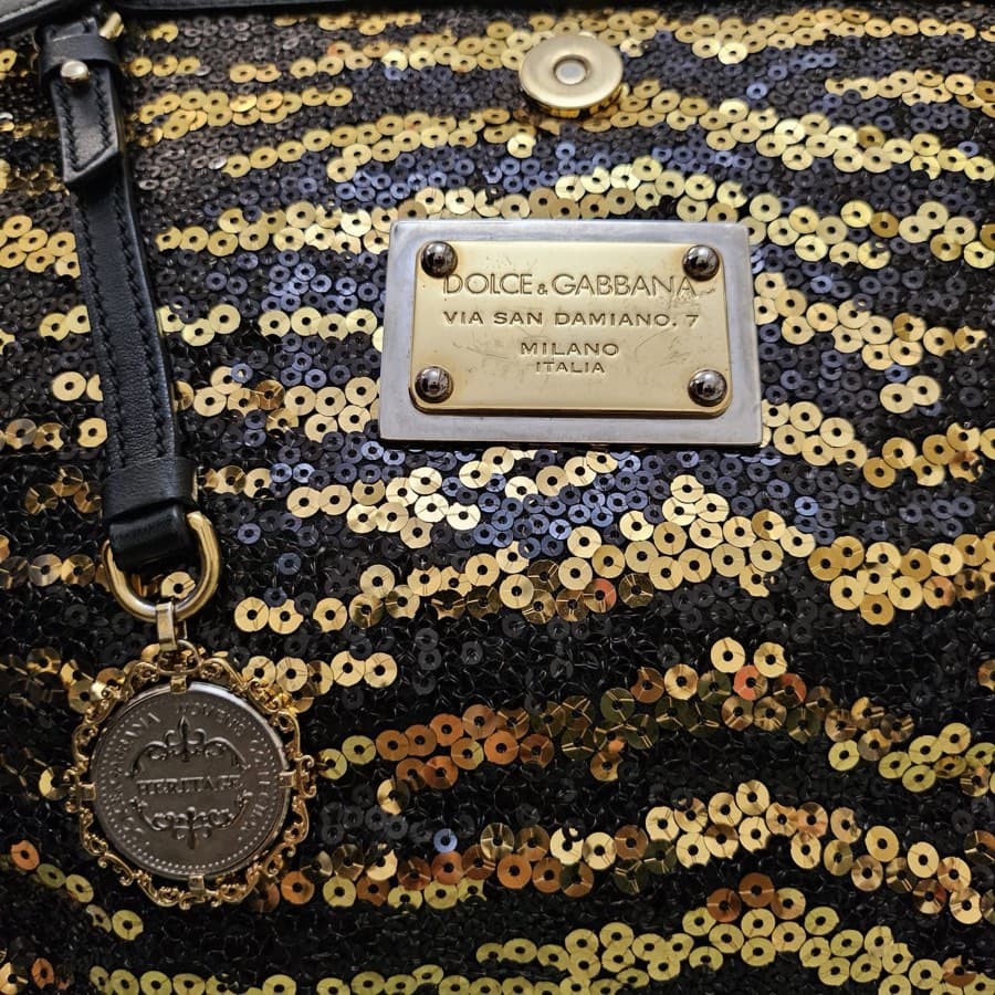 Dolce and Gabbana Sequin Miss Sicily Handbag thumbnail 8