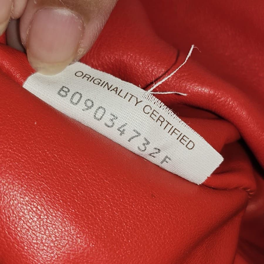 Bottega Veneta Red Shoulder Pouch Bag thumbnail 9
